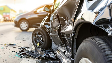 rideshare accident lawyer with client